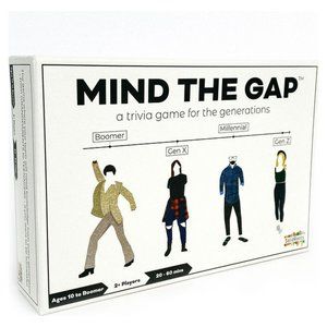SolidRoots Mind the Gap- A Trivia Game for the Generations Gen Z Millennial Gen